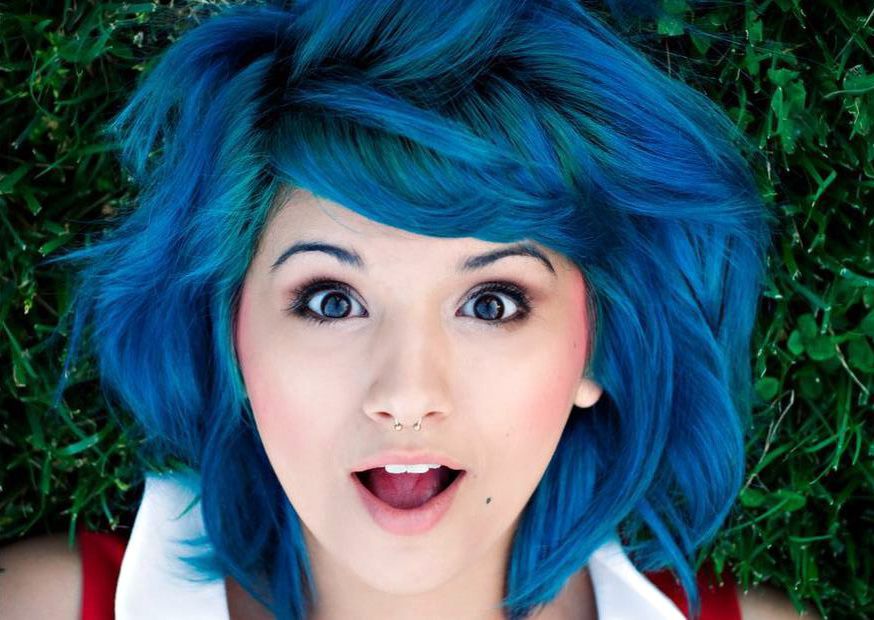 Naked Blue Picture - Nude teens - Blue hair i like it..