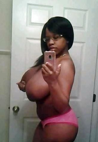 Ebony Big Titties Selfshots - Amazing rookie selfshot picture with...